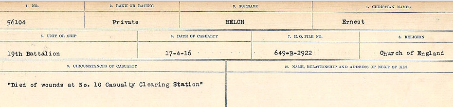 Circumstances of Death Registers