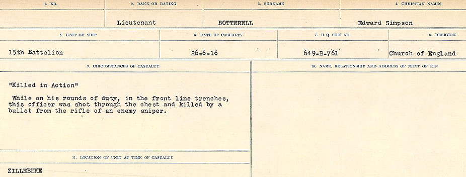 Circumstances of Death Registers