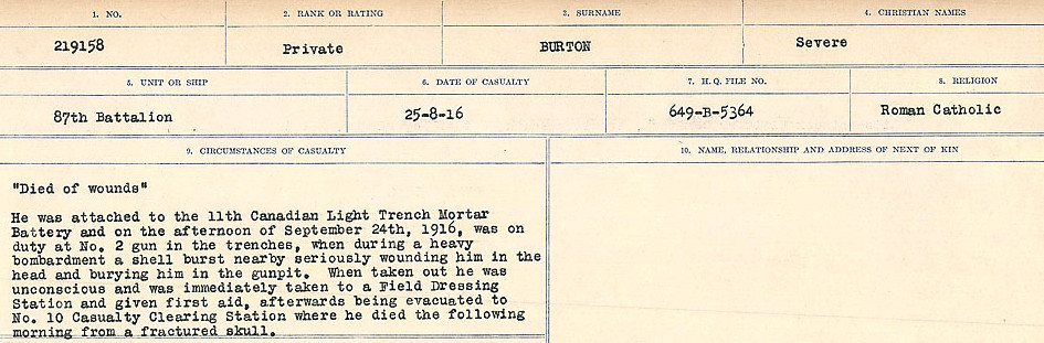 Circumstances of Death Registers