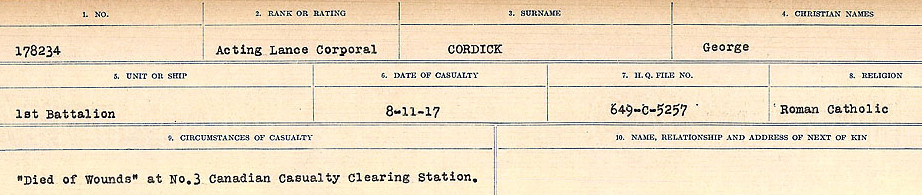 Circumstances of Death Registers