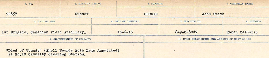 Circumstances of death registers