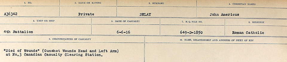 Circumstances of death registers