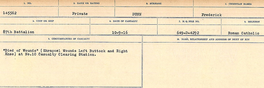 Circumstances of death registers