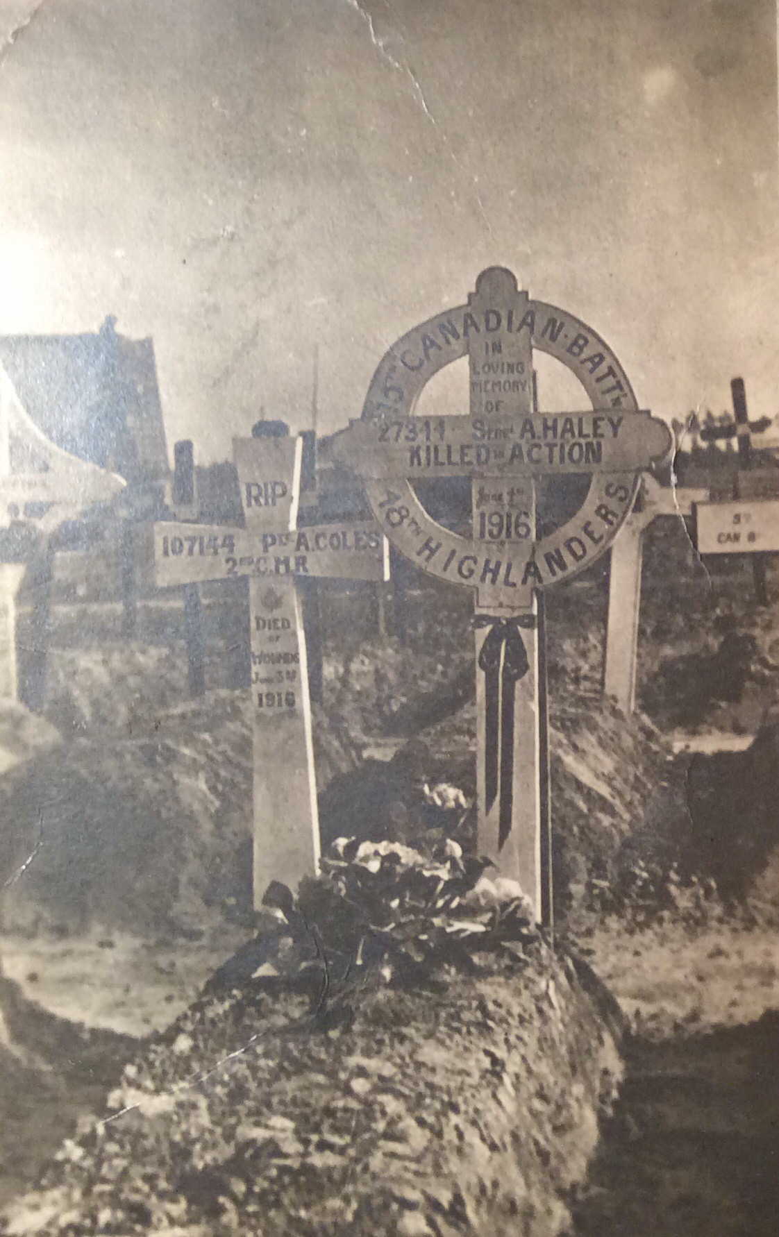 Temporary Grave Marker