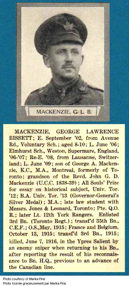 Photo of  George L. B. Mackenzie