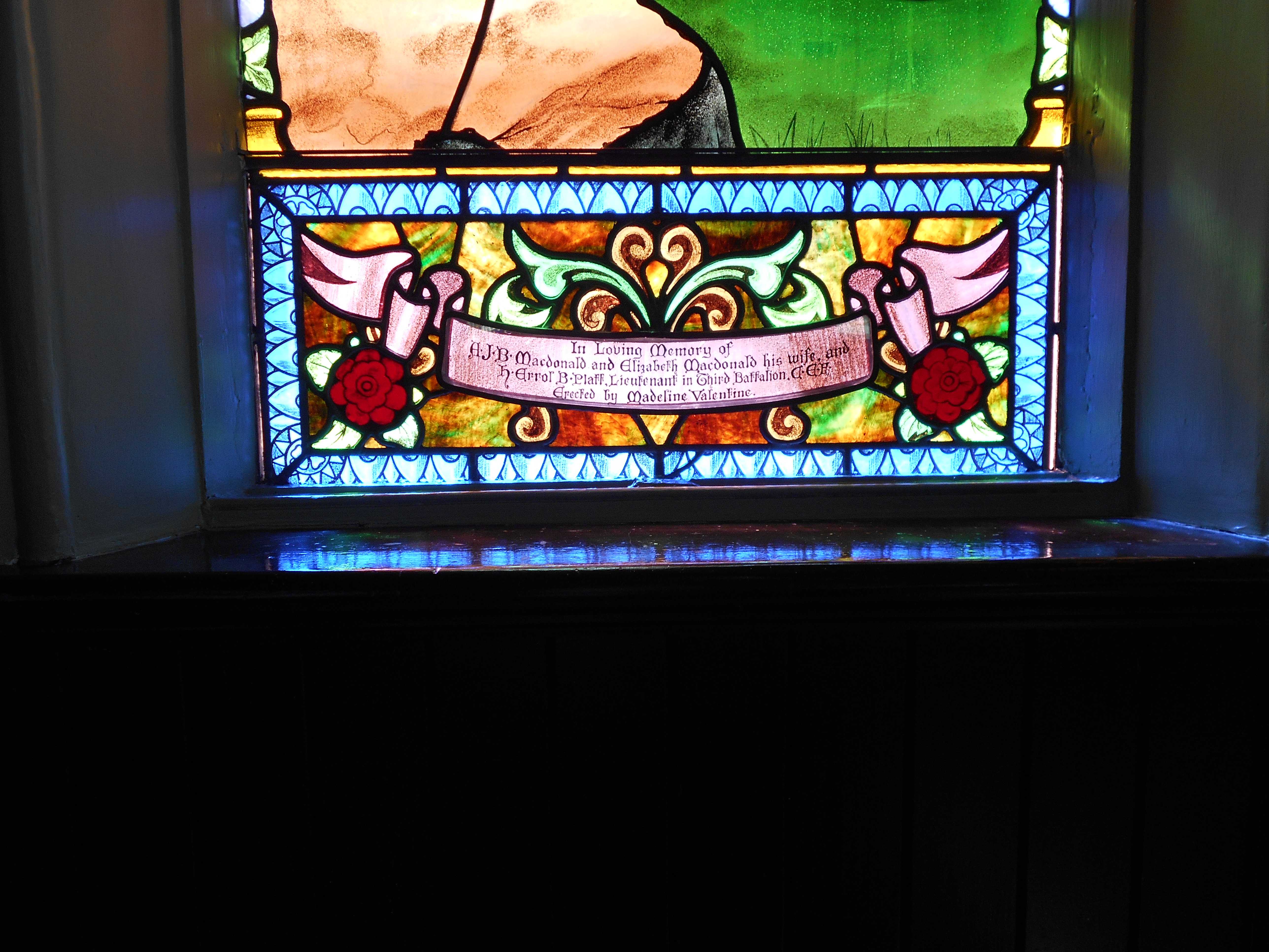 Stained glass window