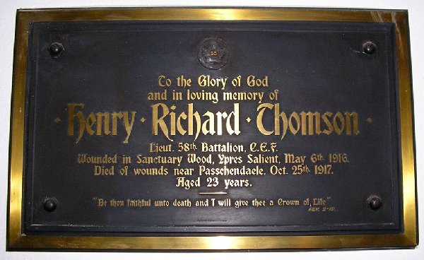 Memorial Plaque