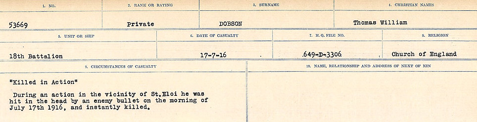 Circumstances of death registers