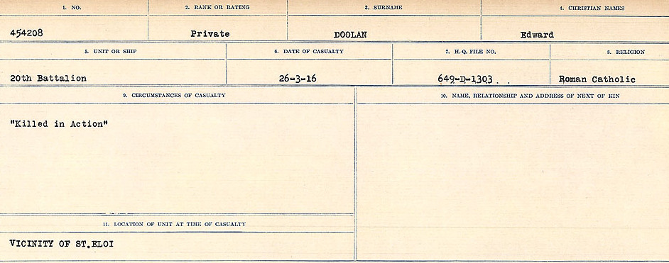 Circumstances of death registers