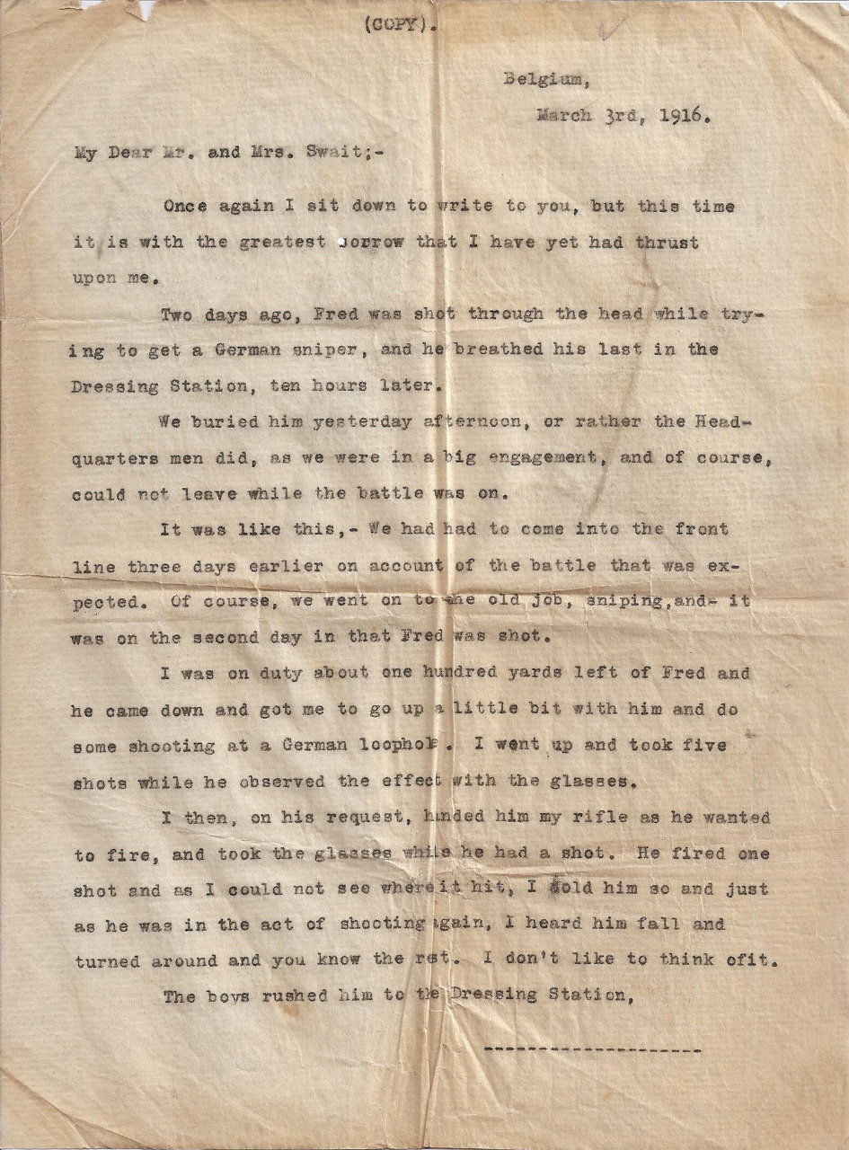 Photo of FREDERICK CHARLES SWAIT