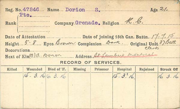 Photo of SIMEON DORION