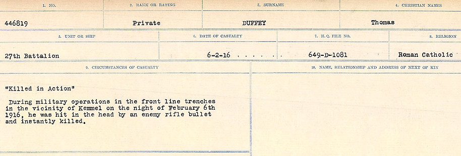 Circumstances of death registers