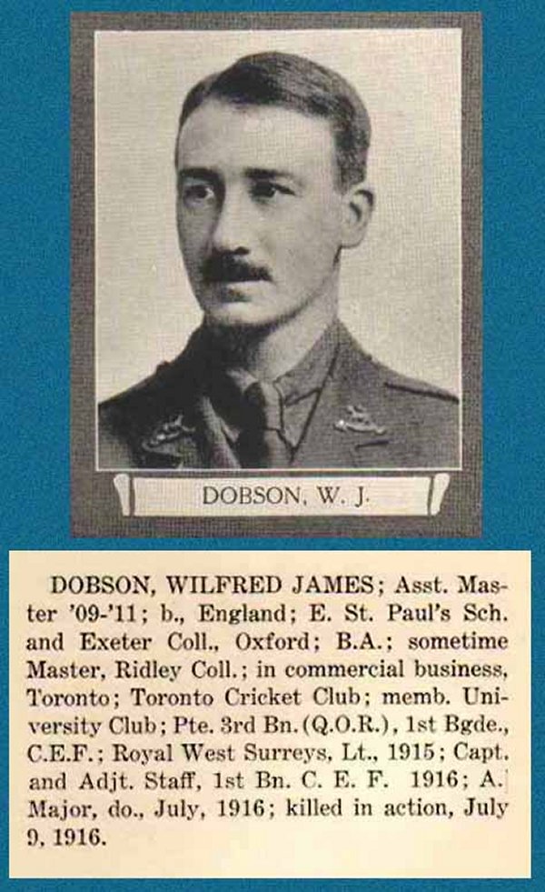 Photo of Wilfred James Dobson