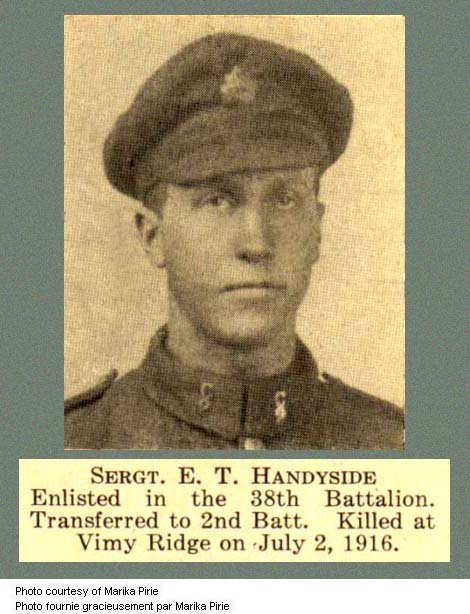 Photo of Ernest Traverse Handyside