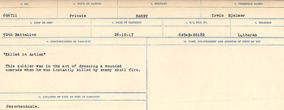Circumstances of Death Registers