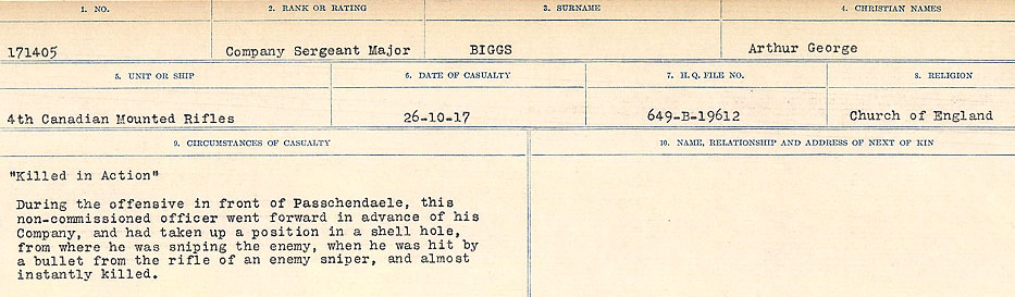 Circumstances of Death Registers