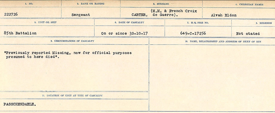 Circumstances of Death Registers