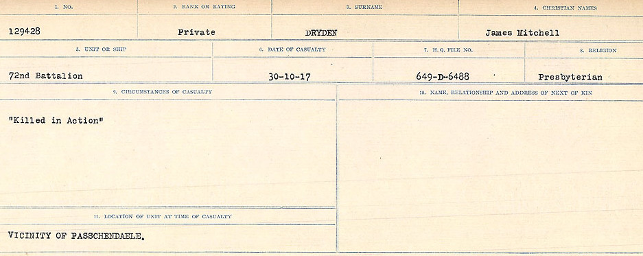 Circumstances of death registers