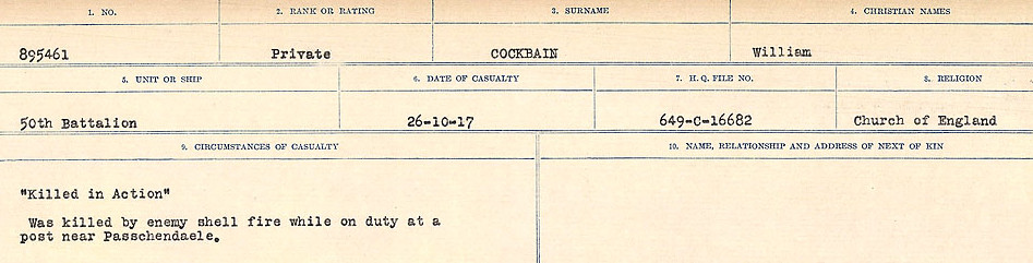 Circumstances of Death Registers