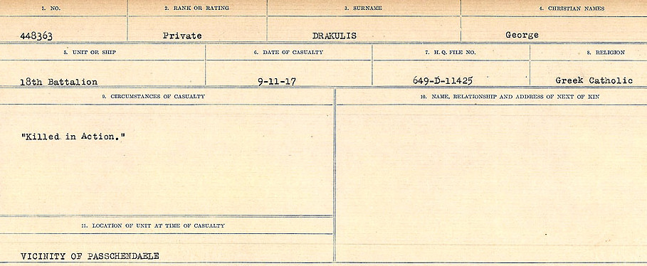 Circumstances of death registers