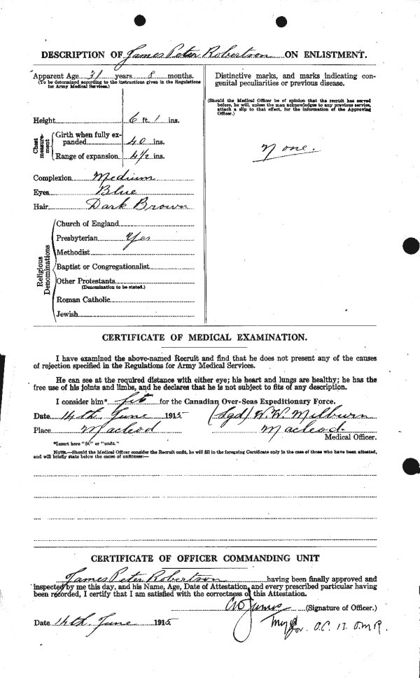 Attestation Paper (back)