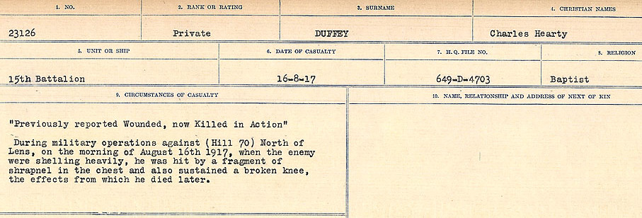 Circumstances of death registers