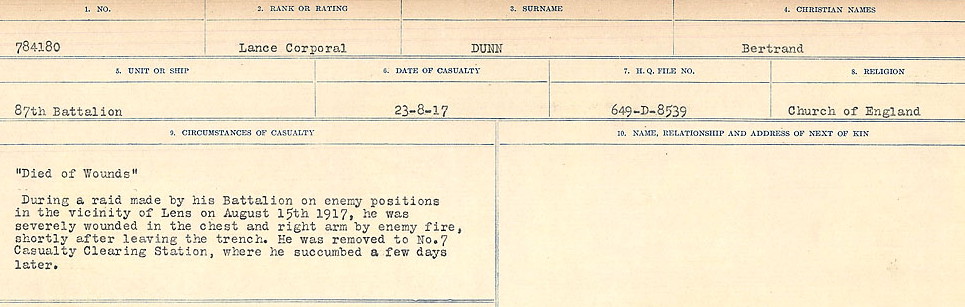 Circumstances of death registers