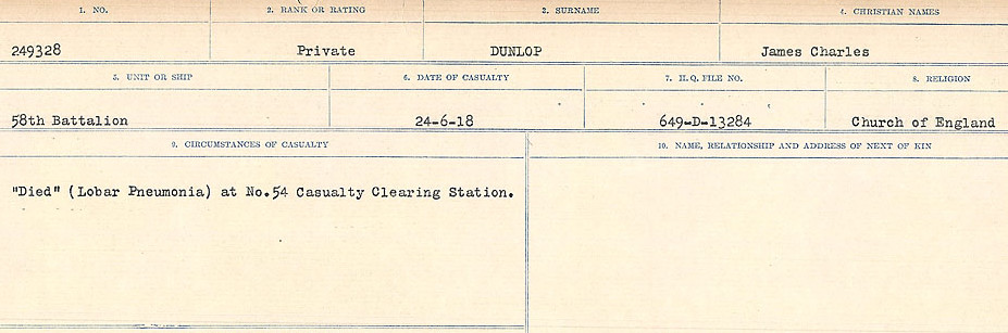 Circumstances of death registers