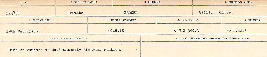 Circumstances of Death Registers