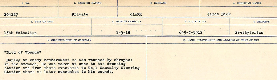 Circumstances of Death Registers