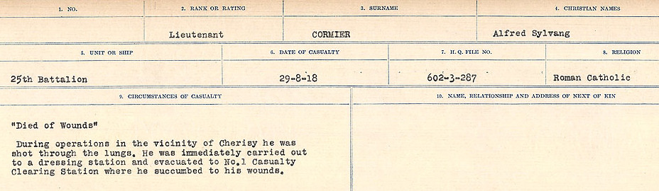 Circumstances of Death Registers