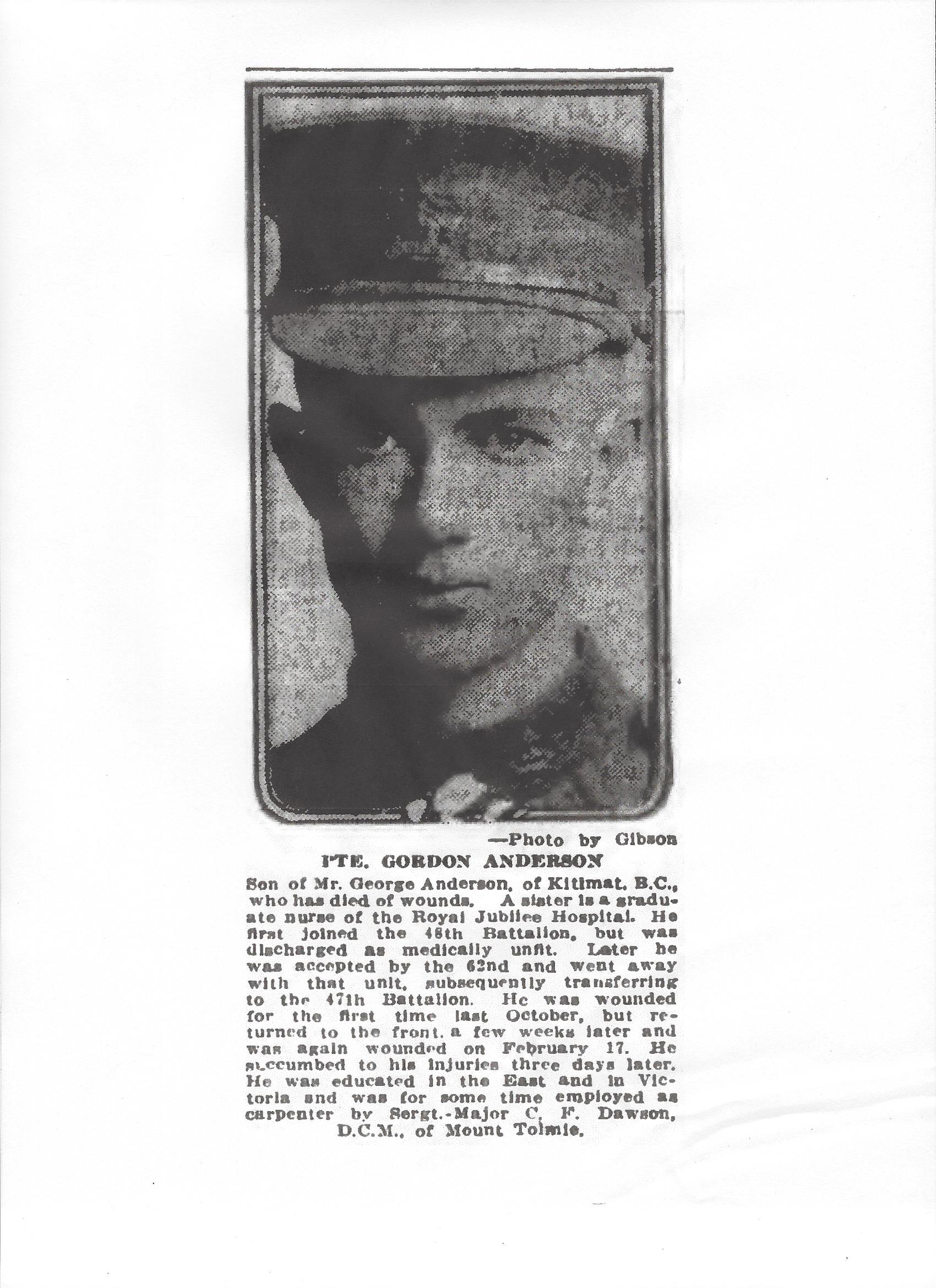 Photo of GORDON ANDERSON