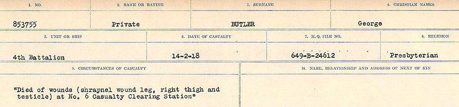 Circumstances of Death Registers