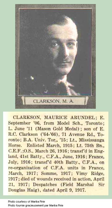 Photo of Maurice Arundel Clarkson