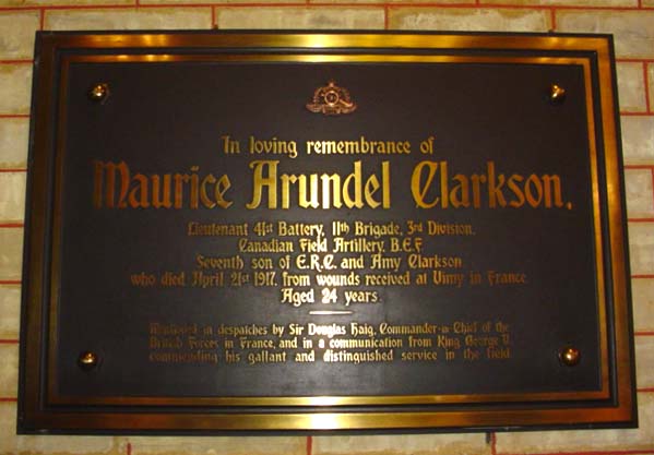 Memorial Plaque