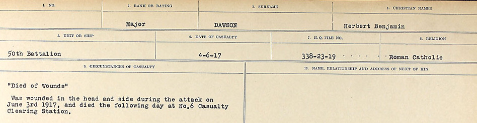 Circumstances of death registers