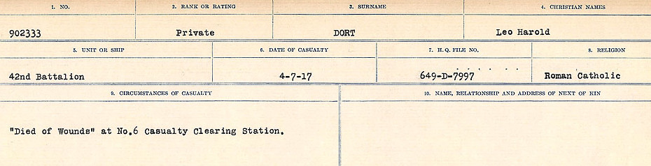 Circumstances of death registers