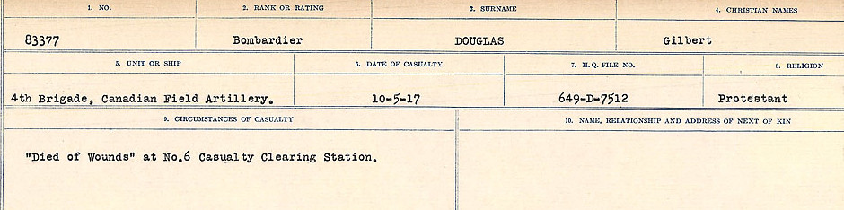 Circumstances of death registers