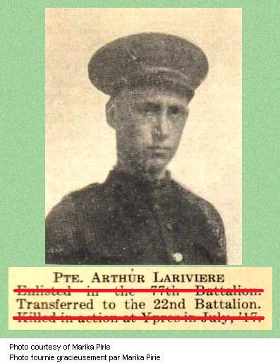 Photo of Joseph Arthur Larivière