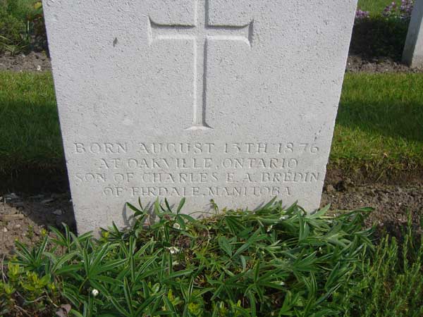 Grave Marker Inscription