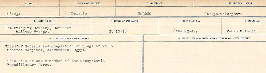 Circumstances of Death Registers