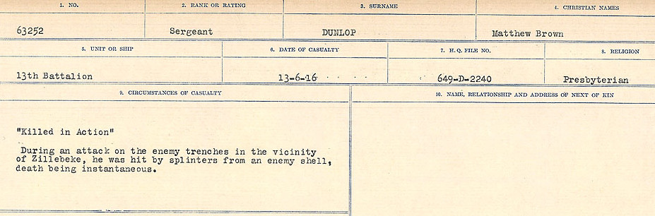 Circumstances of death registers