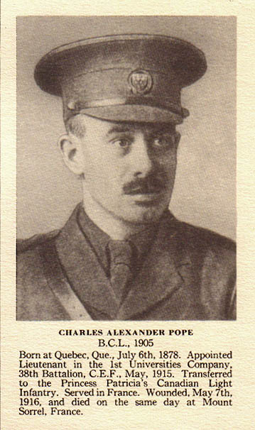 Photo of Charles Alexander Pope