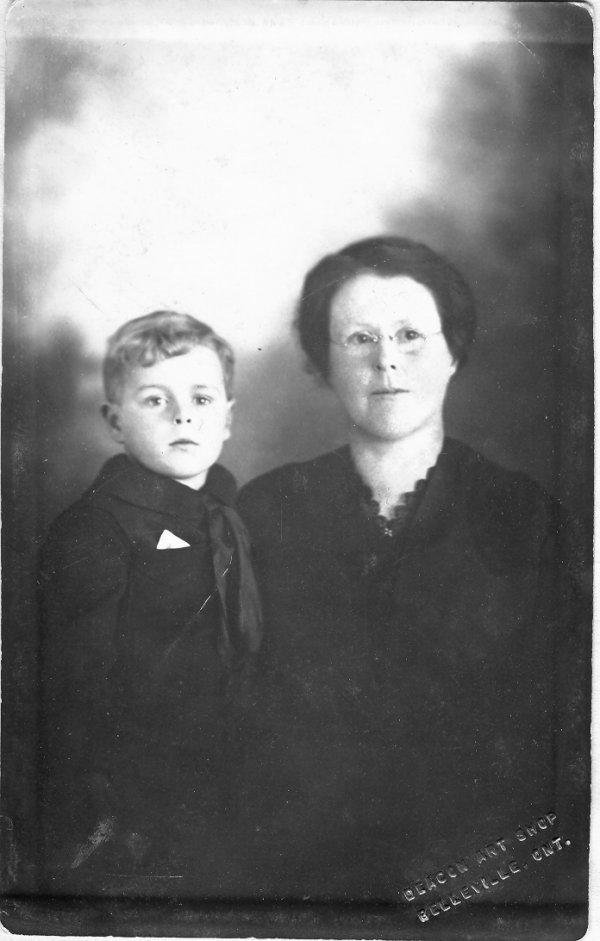 Photo of John's wife and their son Leo