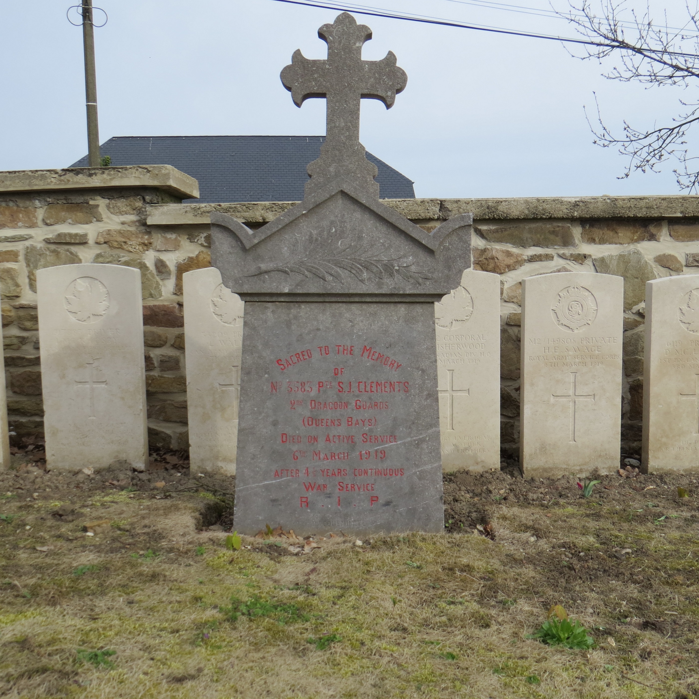 Grave marker
