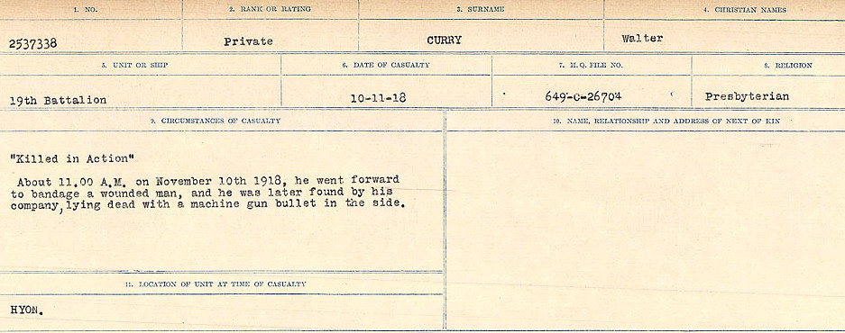 Circumstances of death registers