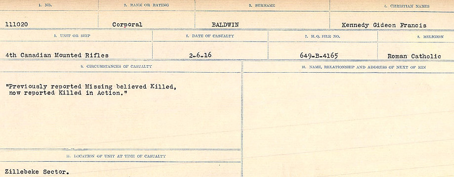 Circumstances of Death Registers