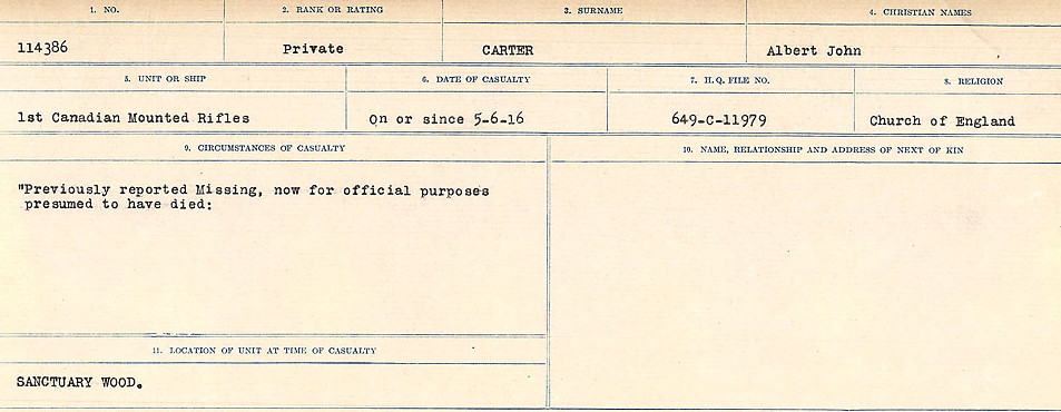 Circumstances of Death Registers