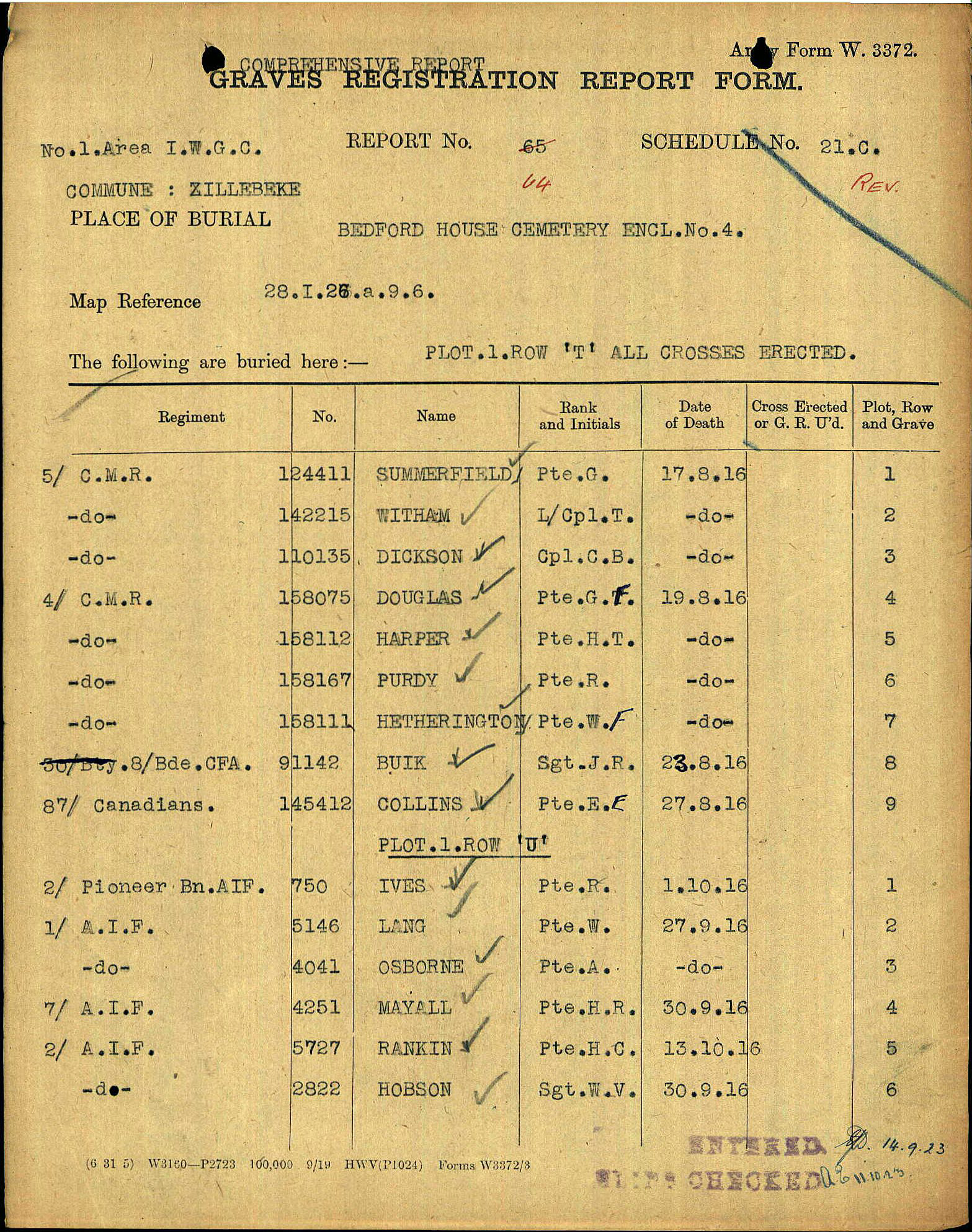 Graves registration form