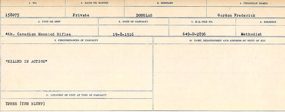 Circumstances of death registers